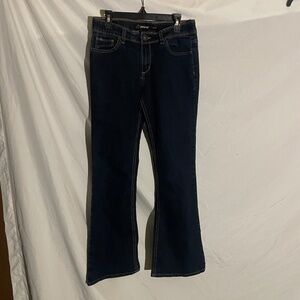Dark flare jeans